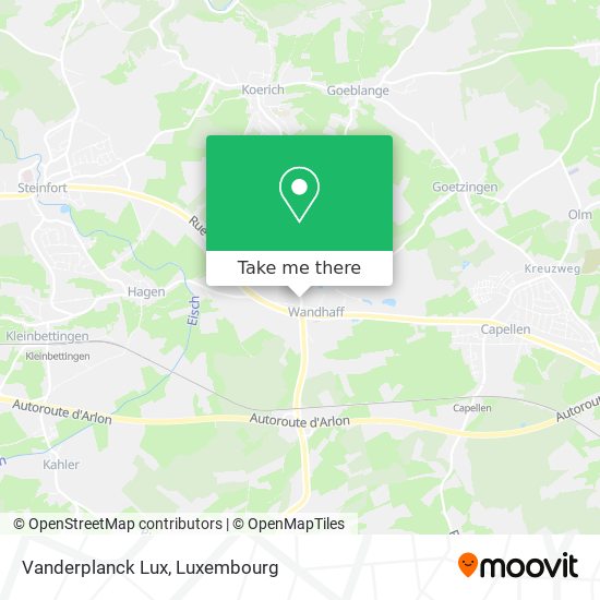 Vanderplanck Lux map