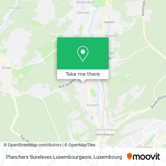Planchers Sureleves Luxembourgeois map