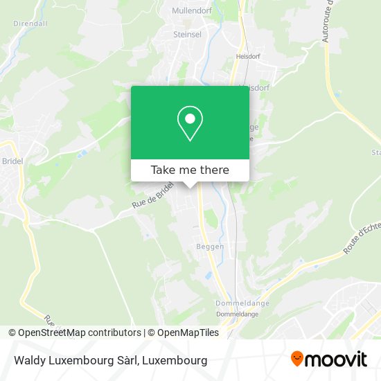 Waldy Luxembourg Sàrl map