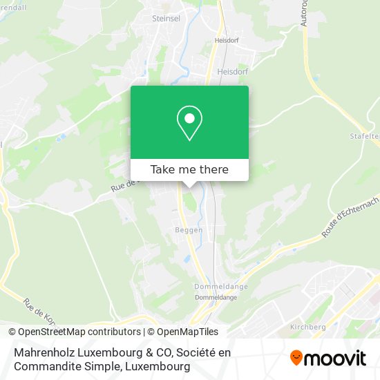 Mahrenholz Luxembourg & CO, Société en Commandite Simple map