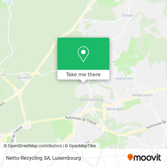 Netto-Recycling SA map