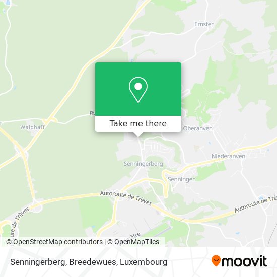 Senningerberg, Breedewues map