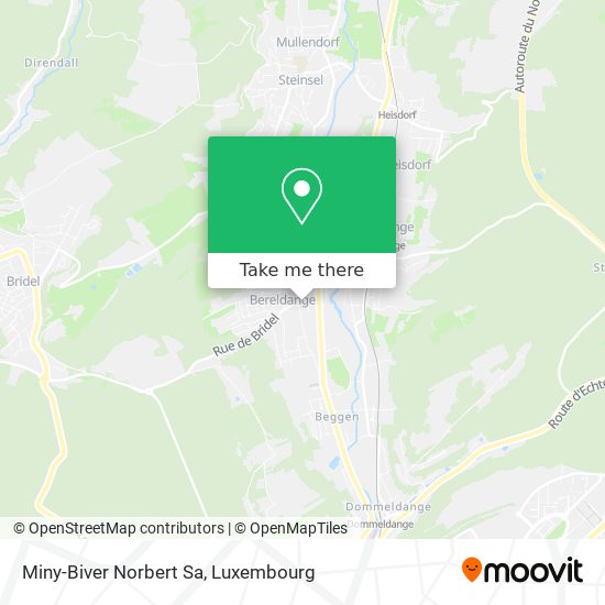 Miny-Biver Norbert Sa map