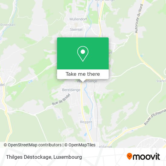 Thilges Déstockage map