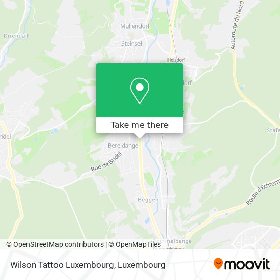 Wilson Tattoo Luxembourg map