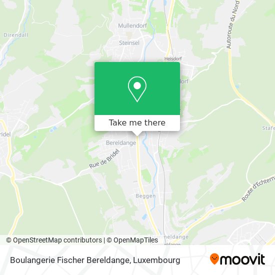 Boulangerie Fischer Bereldange map