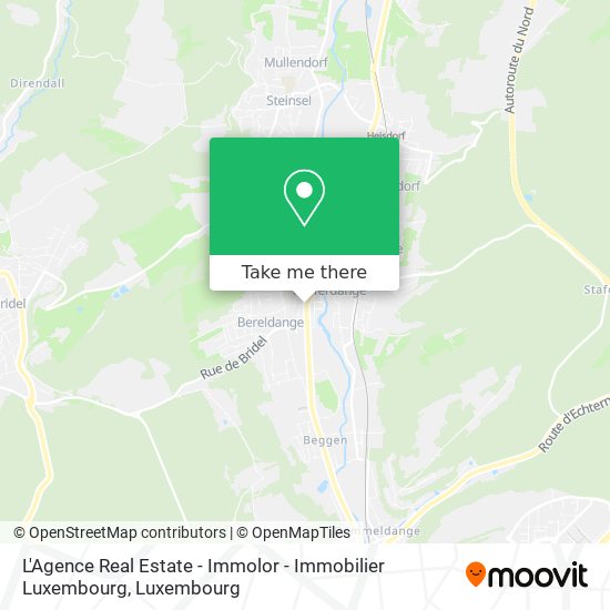 L'Agence Real Estate - Immolor - Immobilier Luxembourg Karte