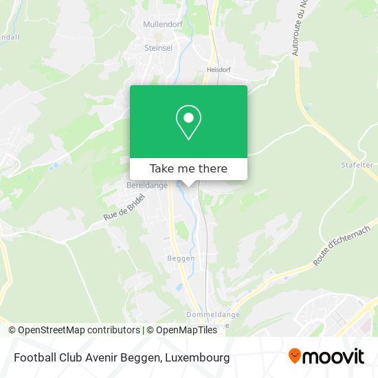 Football Club Avenir Beggen Karte
