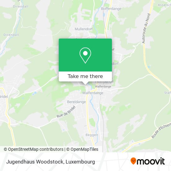 Jugendhaus Woodstock map