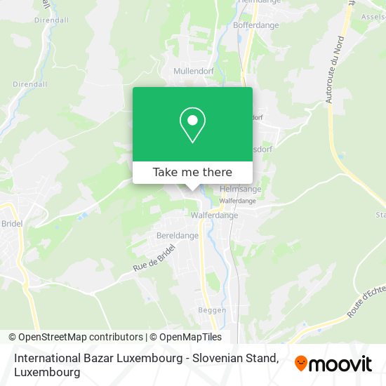 International Bazar Luxembourg - Slovenian Stand map