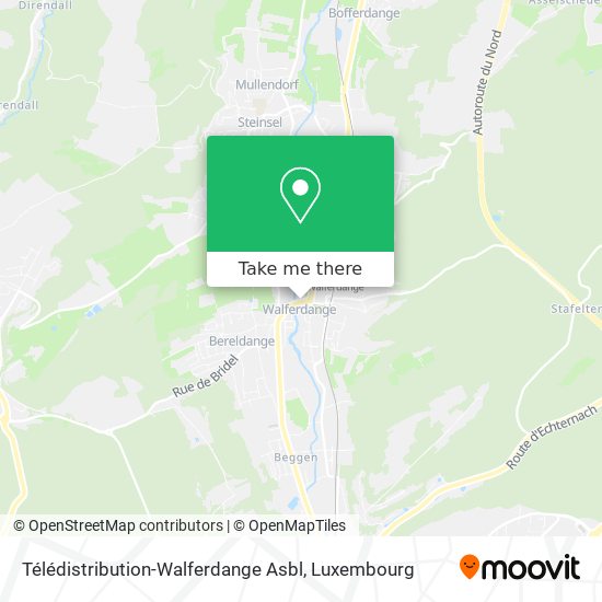 Télédistribution-Walferdange Asbl map