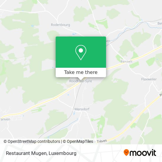 Restaurant Mugen map