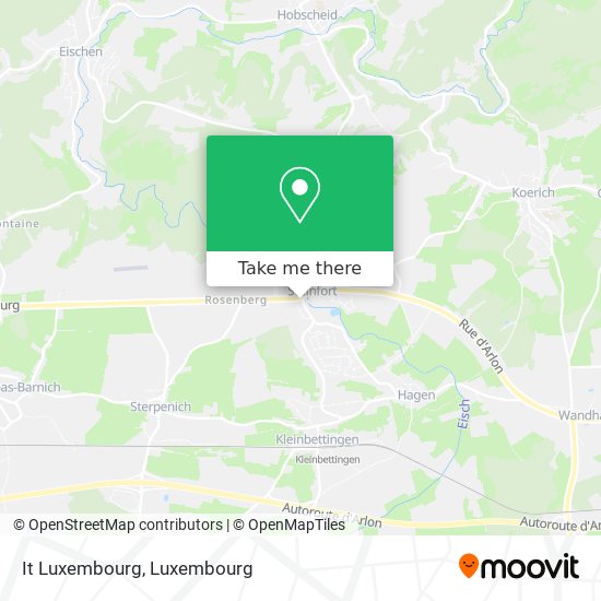 It Luxembourg map