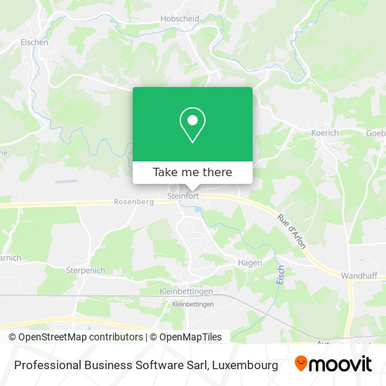 Professional Business Software Sarl Karte
