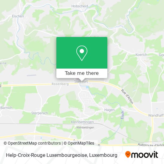 Help-Croix-Rouge Luxembourgeoise map