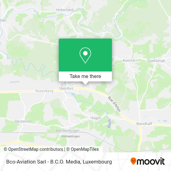 Bco-Aviation Sarl - B.C.O. Media map