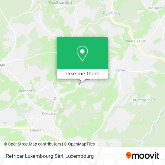 Refricar Luxembourg Sàrl map
