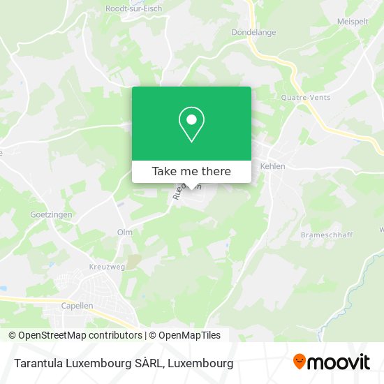 Tarantula Luxembourg SÀRL map