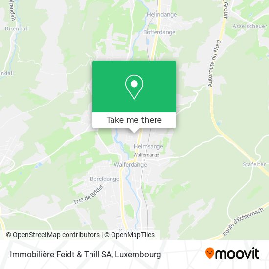 Immobilière Feidt & Thill SA map