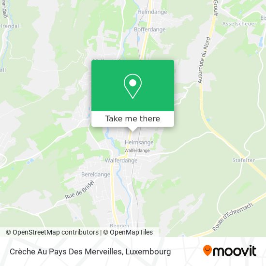 Crèche Au Pays Des Merveilles map