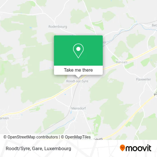 Roodt/Syre, Gare map