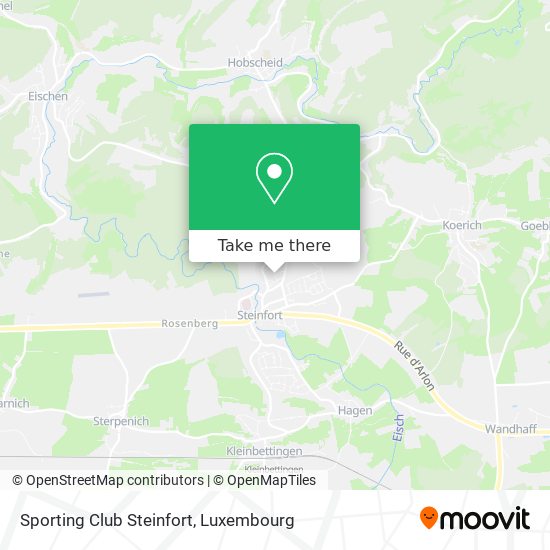 Sporting Club Steinfort map