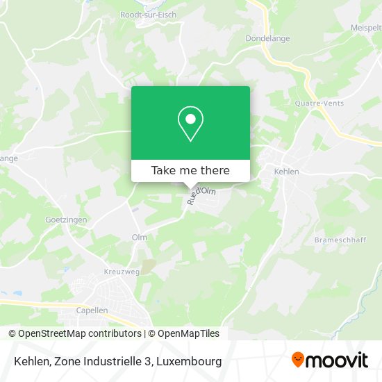 Kehlen, Zone Industrielle 3 map