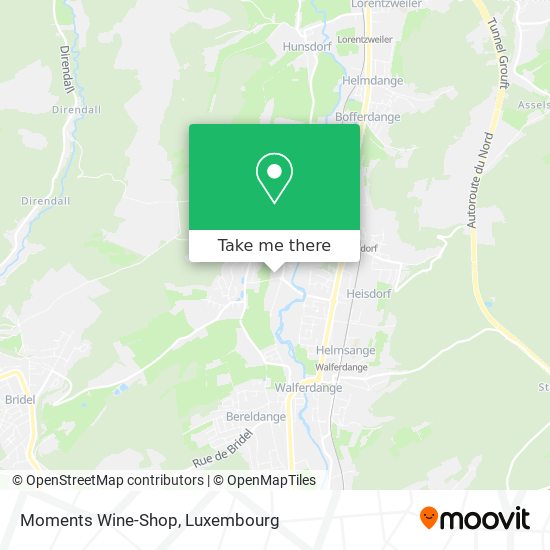 Moments Wine-Shop Karte