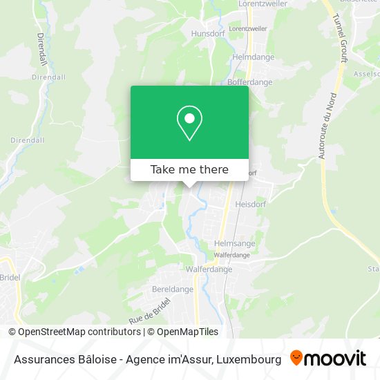 Assurances Bâloise - Agence im'Assur map