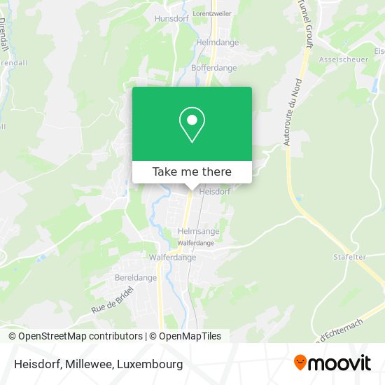 Heisdorf, Millewee Karte