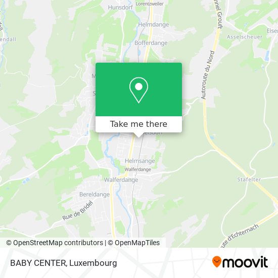 BABY CENTER map