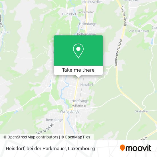 Heisdorf, bei der Parkmauer Karte