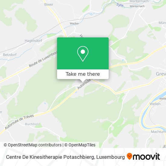 Centre De Kinesitherapie Potaschbierg map