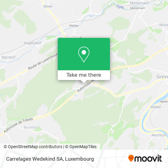 Carrelages Wedekind SA map