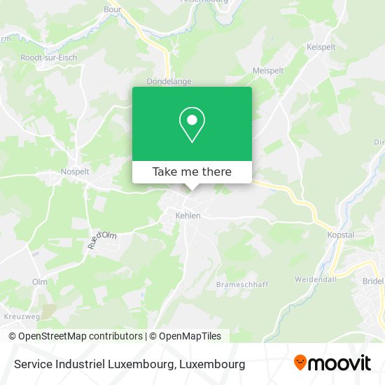 Service Industriel Luxembourg map