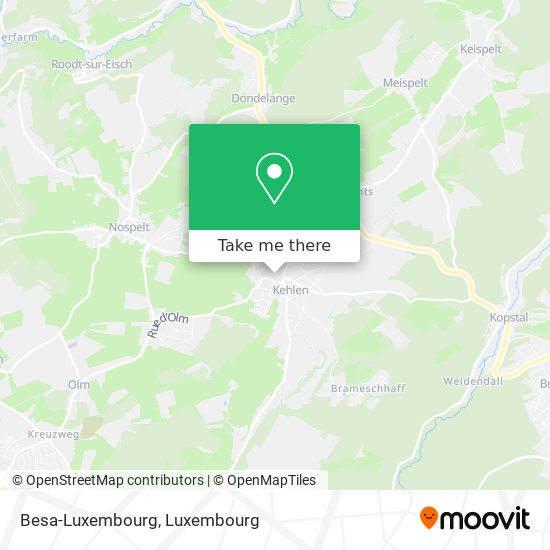 Besa-Luxembourg Karte