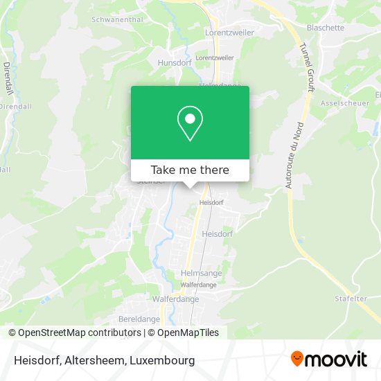 Heisdorf, Altersheem Karte