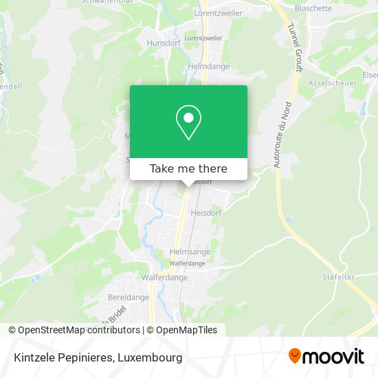 Kintzele Pepinieres map