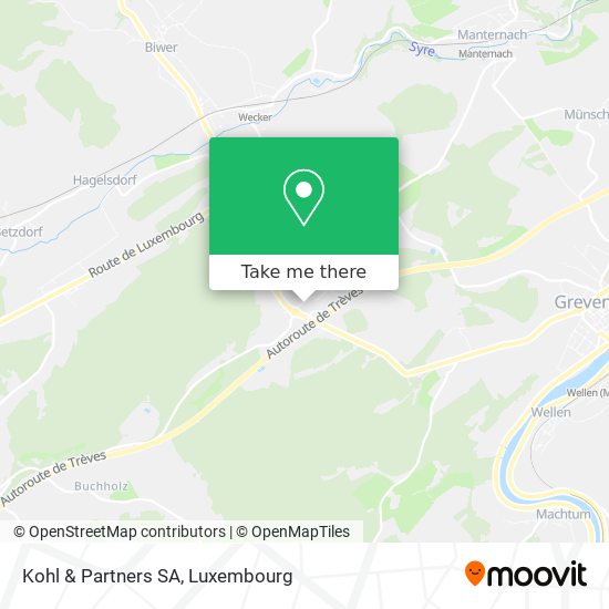 Kohl & Partners SA map