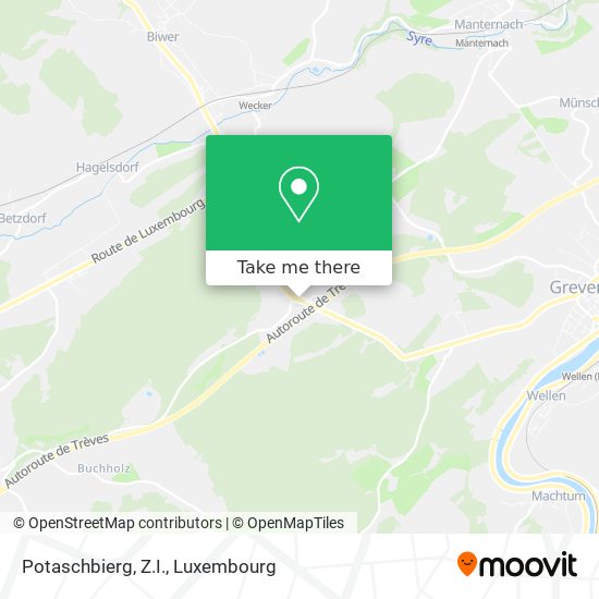 Potaschbierg, Z.I. map