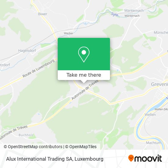 Alux International Trading SA map