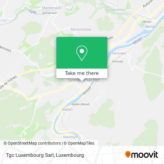 Tgc Luxembourg Sarl map