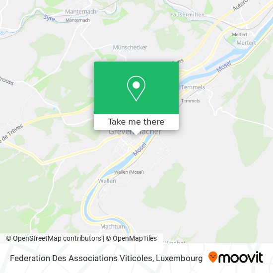Federation Des Associations Viticoles map