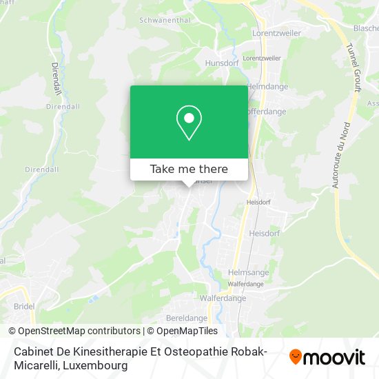 Cabinet De Kinesitherapie Et Osteopathie Robak-Micarelli map