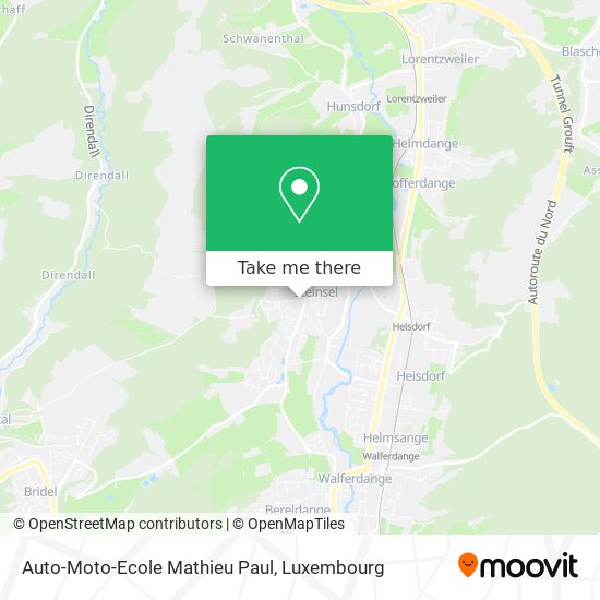 Auto-Moto-Ecole Mathieu Paul map
