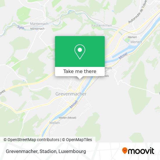 Grevenmacher, Stadion map