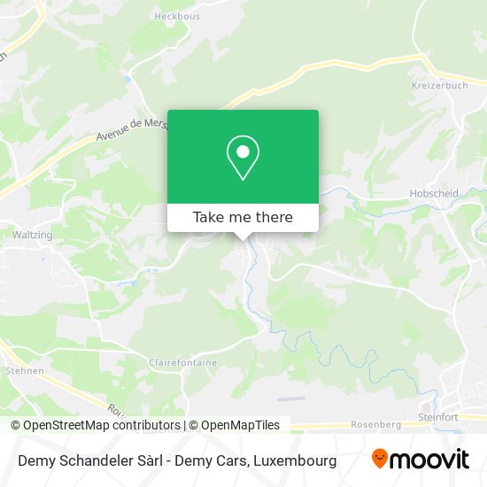 Demy Schandeler Sàrl - Demy Cars map