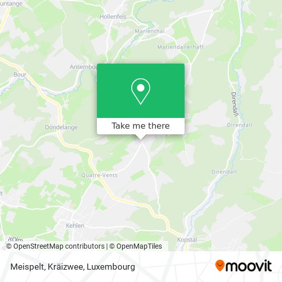 Meispelt, Kräizwee map
