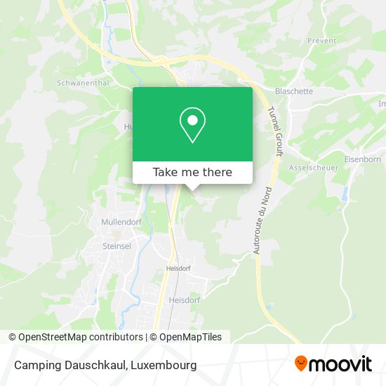 Camping Dauschkaul map