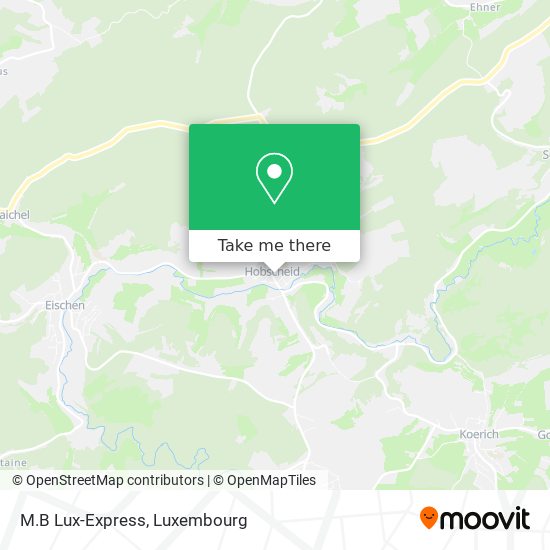 M.B Lux-Express map
